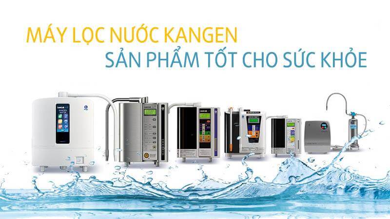 Các sản phẩm của máy lọc nước điện giải Kangen