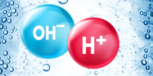 Những hạt hidro ly ti xoay quanh cốc nước