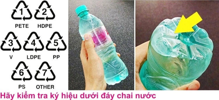 Việc tái sử dụng chai nhựa để đựng nước là cực nguy hiểm
