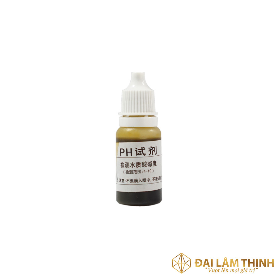 Chai dung dịch kiểm tra pH nước uống