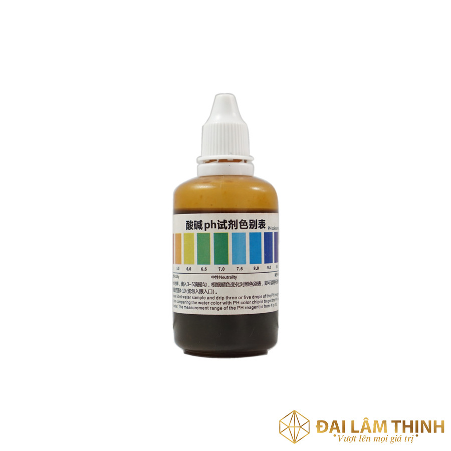 Chai dung dịch kiểm tra pH nước uống