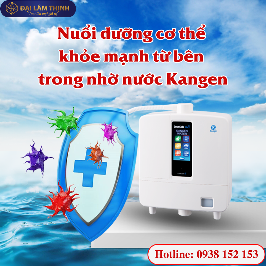 review máy lọc nước kangen leveluk k8